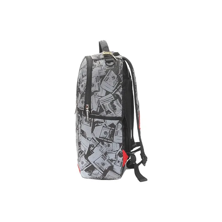 SPRAYGROUND Fabric Laptop Backpack Medium Size Unisex White-1