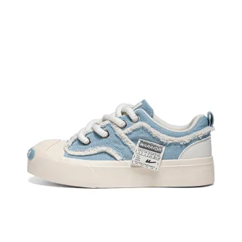 Warrior Durable Lightweight And Breathable Low Top Canvas Shoes Women's Blue