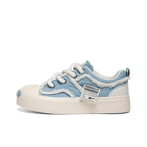 Warrior Durable Lightweight And Breathable Low Top Canvas Shoes Women's Blue