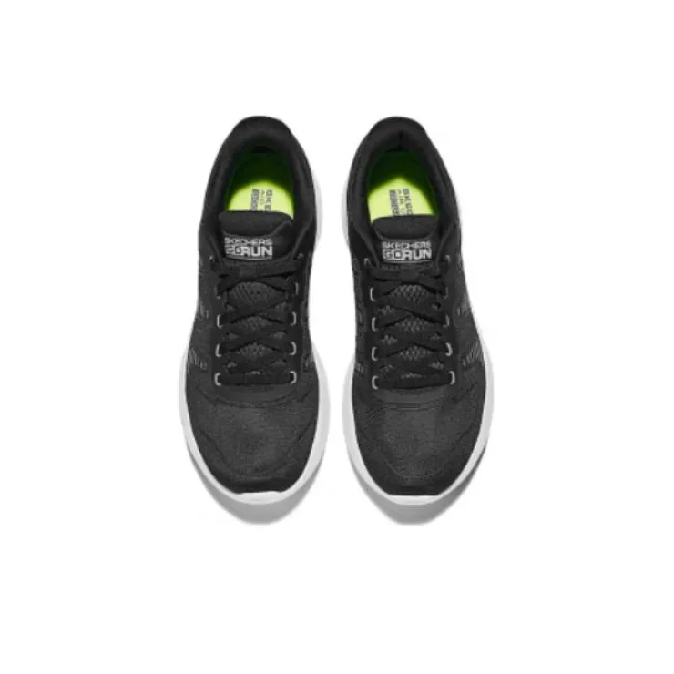 Skechers Cushioned Anti Slip Wear Resistant Breathable Lightweight Low Top Casual Shoes Men's Black White-4
