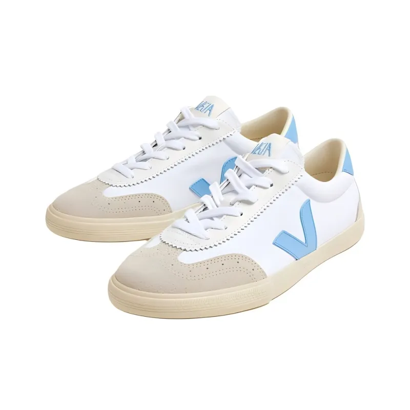 VEJA Volley Canvas 'White Aqua' Women's-2