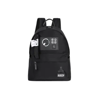KONADCT Oxford Casual Commute Backpack Travel Bag Unisex Black