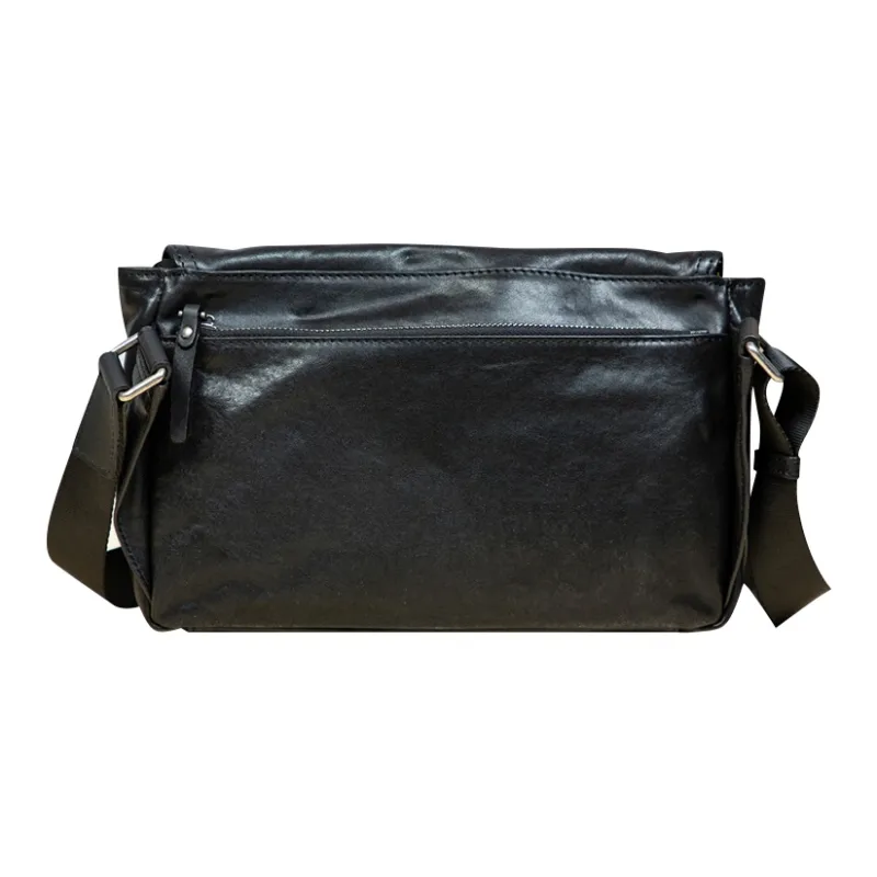 DOSRFINI Genuine Leather Top Grain Tanned Cow Leather Crossbody Bag-2