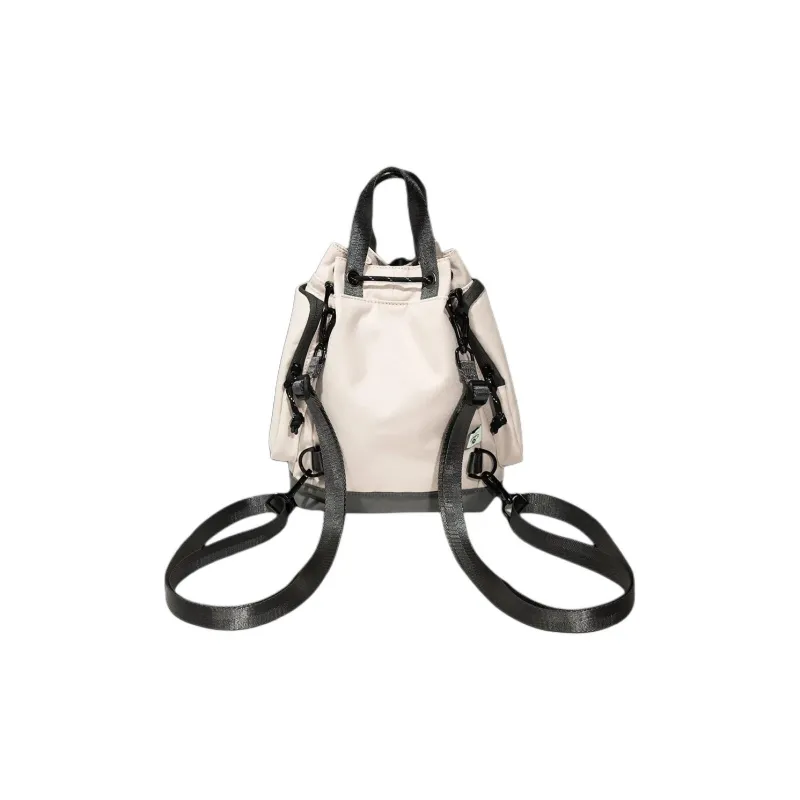 Doughnut Recycled Polyester Backpack Small Size Unisex Stone Color-5