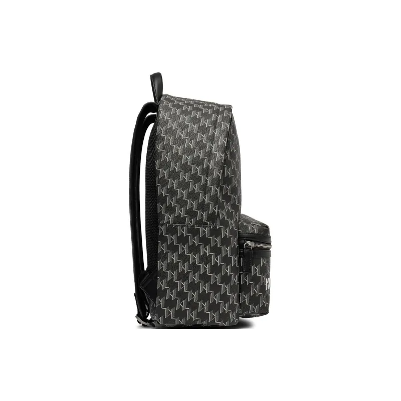 KARL LAGERFELD Polyurethane Backpack Men's Black-2