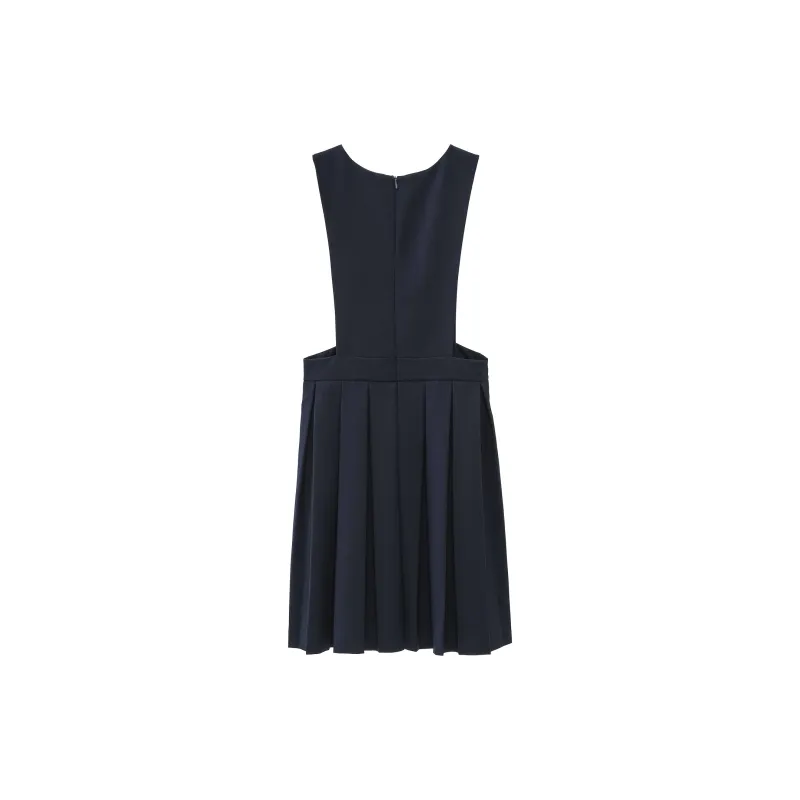 Fstudio Sleeveless Suit Dress Women's Navy Blue-1