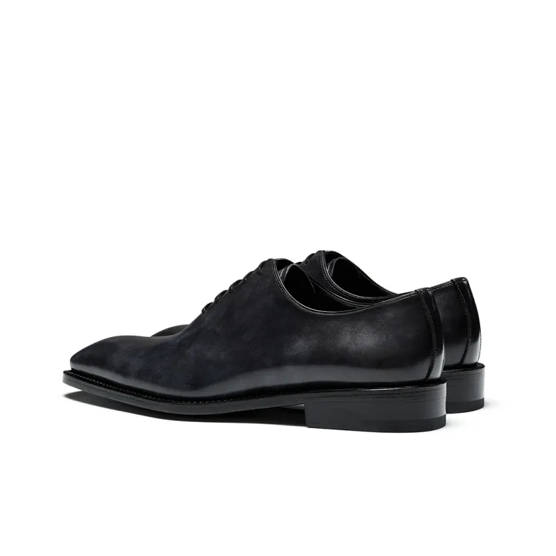 TRUFFAUT One Piece Museum Leather Oxford Shoes Dress Shoes Men's-2