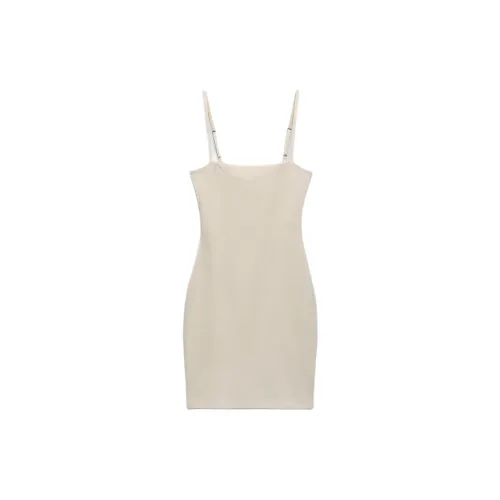 ZARA Slip Dresses Women's White