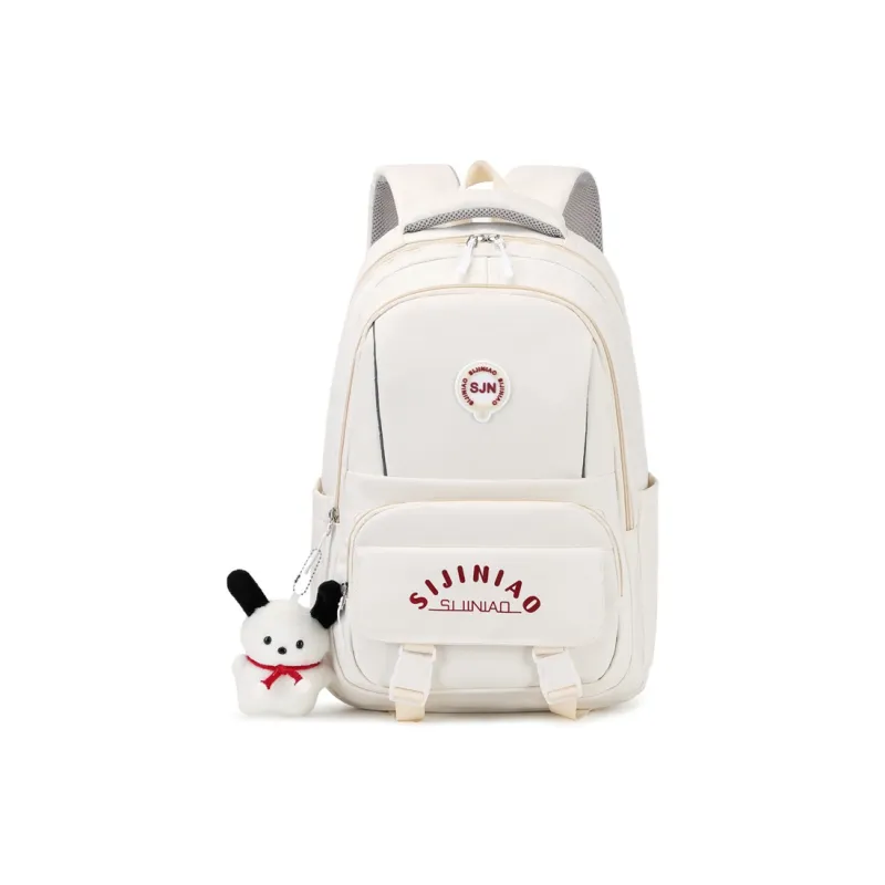 NOMK Nylon Backpack Large Size Unisex Red/Black/Blue/White/Purple-9