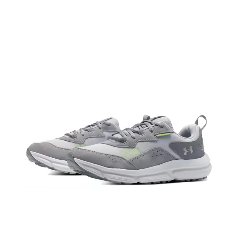 Under Armour Charged Verssert Durable Breathable Low Top Running Shoes Men's Gray-2
