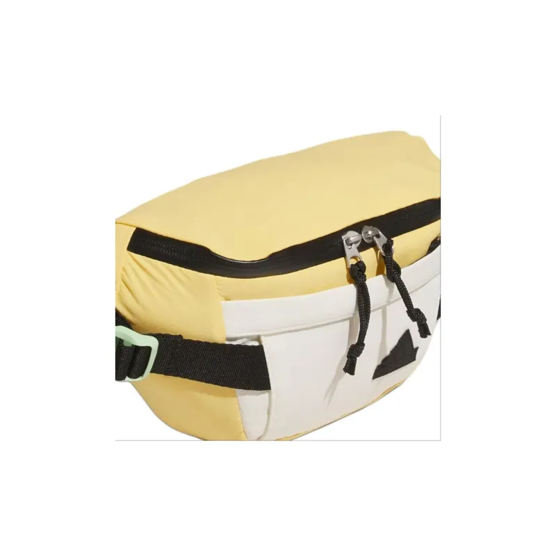 Adidas Recycled Polyamide Shoulder Bag Crossbody Bag Fanny Pack Small Size Unisex Apricot Yellow-4