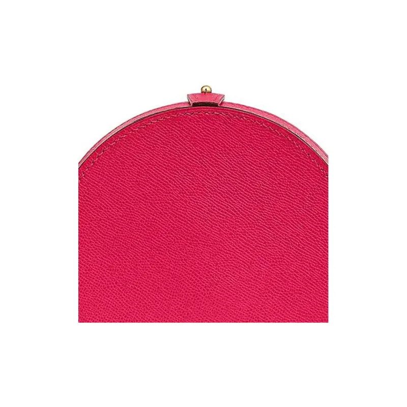 HERMES H Beauté Calfskin Shoulder Bag, Crossbody Bag Women's I6 Rose Extreme Ultimate Pink-2