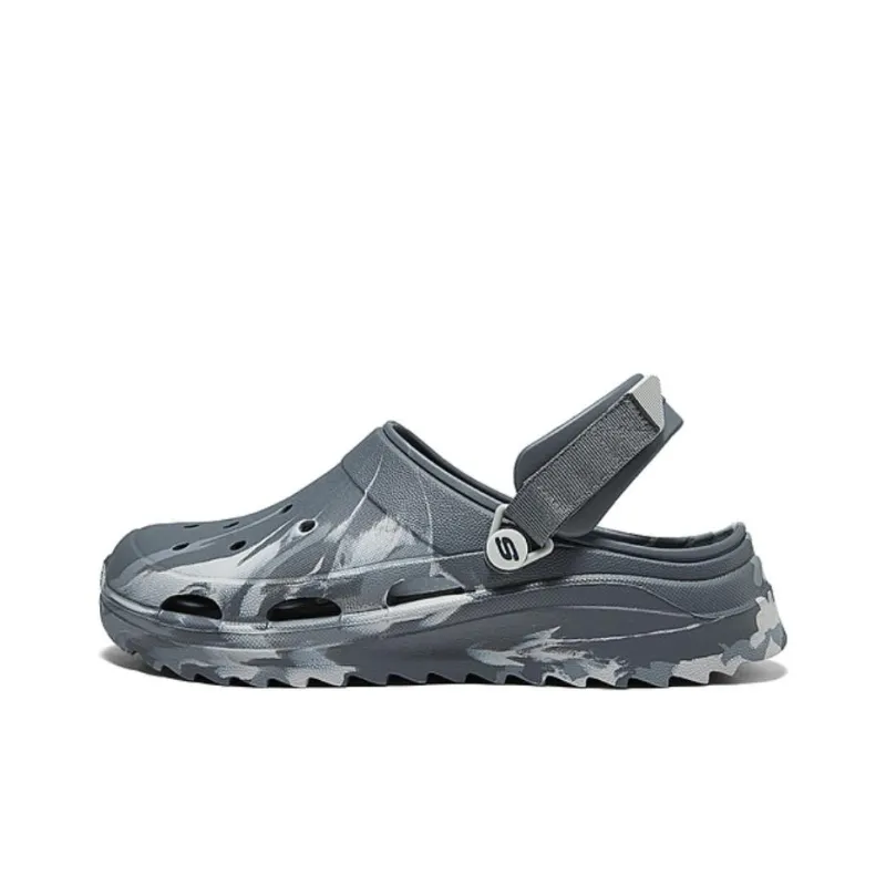 Skechers Clogs Men's Charcoal Gray-0