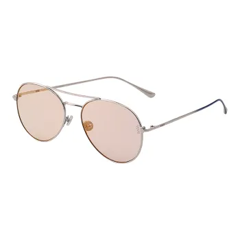VEDI VERO Polyamide Nylon Aviator Sunglasses Unisex Silver