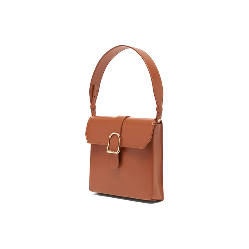 SENREVE Top Grain Cow Leather Handbag Medium Size Women's Camel-1