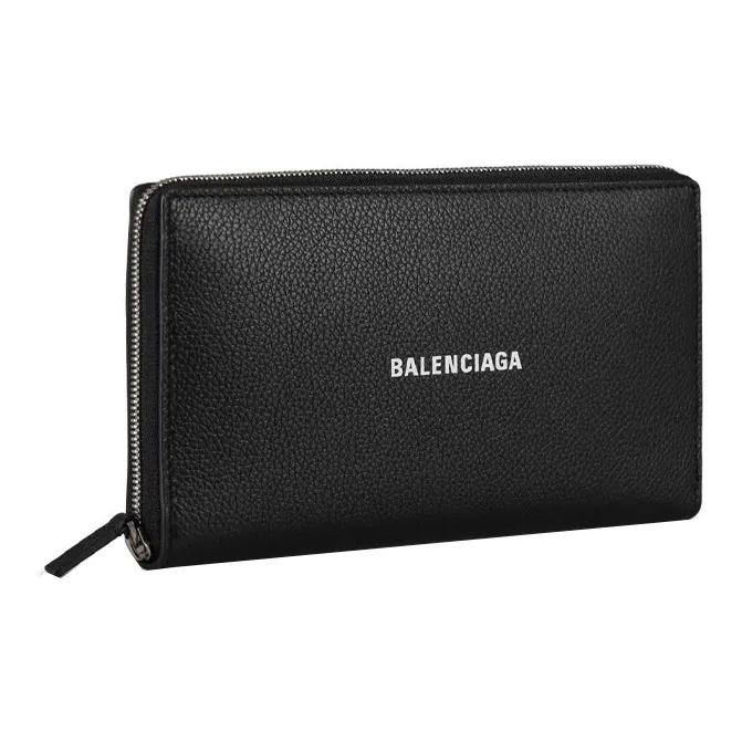 Balenciaga Logo Continental Wallet-1