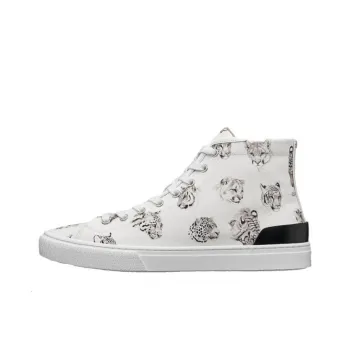 HERMES High Top Stylish Skateboarding Shoes Men's White