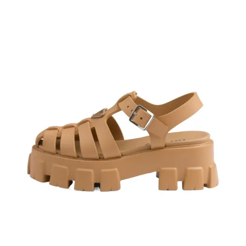 PRADA Monolith 55mm Platform Sandals