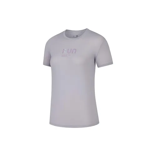 QIAODAN T-Shirts Women's Morning Gray