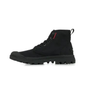 Palladium Pampa Hi Patch Ankle Boots Men's Black