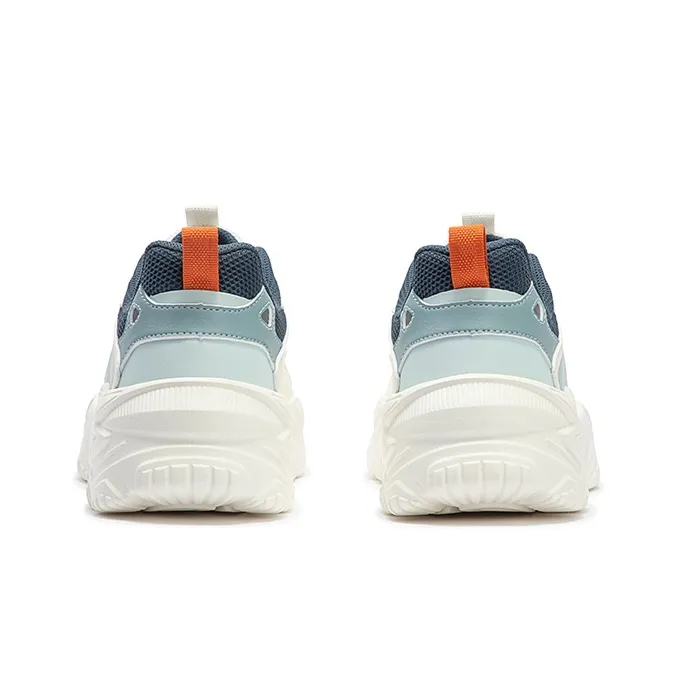 361° Ode Anti-Slip And Wear-Resistant Breathable Low-Top Casual Shoes Misty Blue Yarn-3