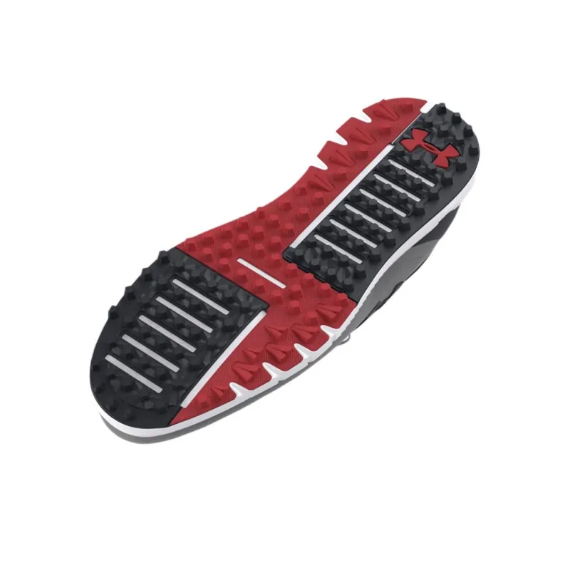 Under Armour Drive Fade Shock Absorbers With Slip Resistant Features Low Top Golf Shoes Men's Gray Black-4