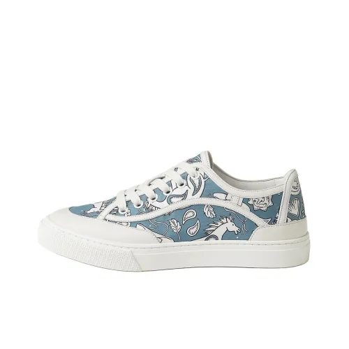 HERMES Get Skateboard Shoes Women's Low-Top Sky Blue