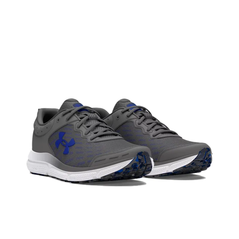 Under Armour Charged Assert 10 Slip Resistant Low Top Running Shoes Men's Gray Blue-2