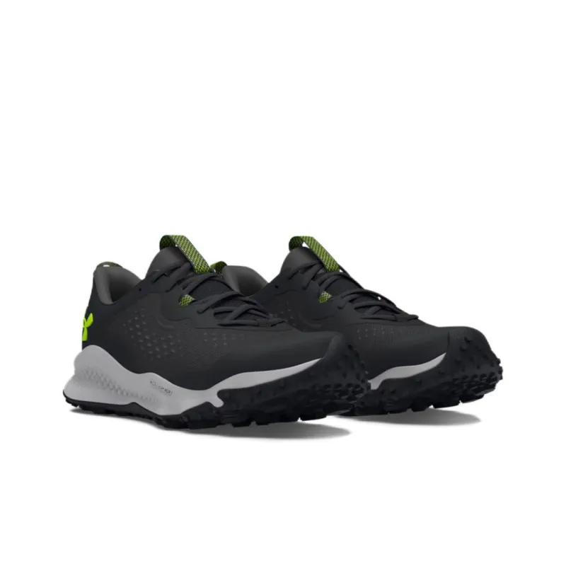 Under Armour Charged Maven Cushioning Wear-Resistant Low-Top Running Shoes Women's Black White-2