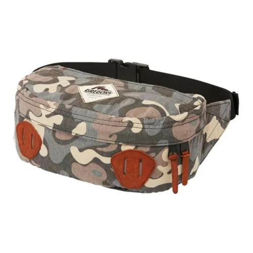 GREGORY Cow Leather One Shoulder Crossbody Bag Sling Bag Fanny Pack Unisex Desert Camouflage