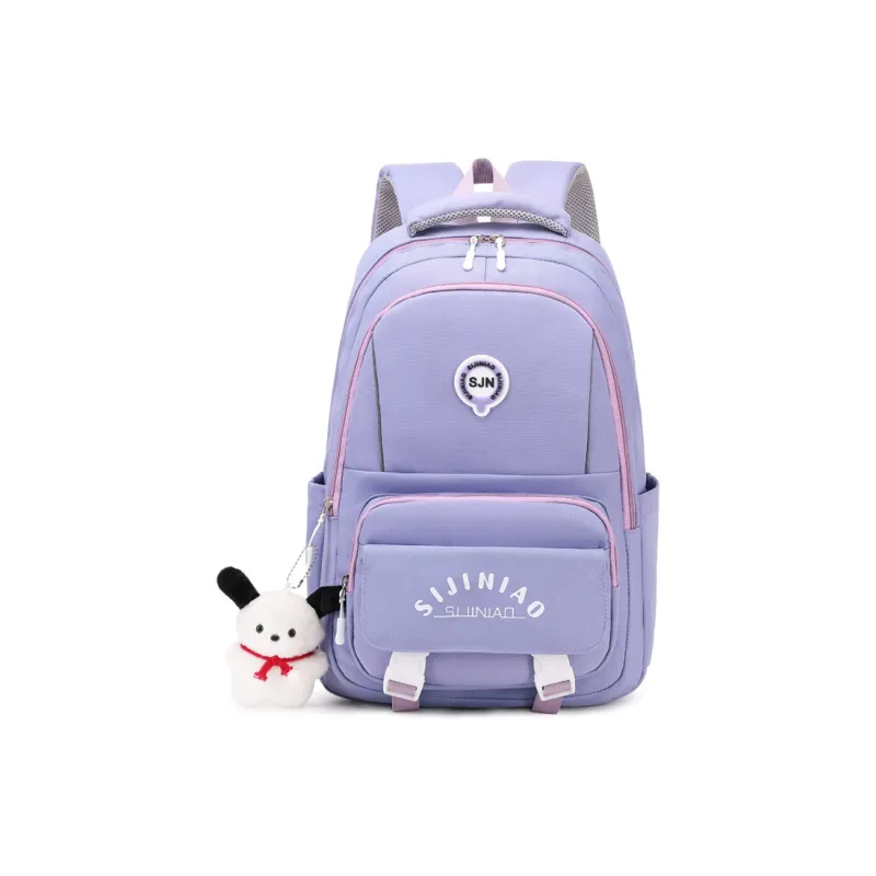 NOMK Nylon Backpack Large Size Unisex Red/Black/Blue/White/Purple-12
