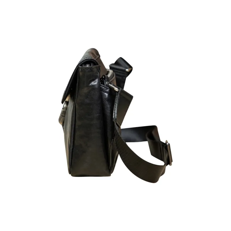 DOSRFINI Genuine Leather Top Grain Tanned Cow Leather Crossbody Bag-3