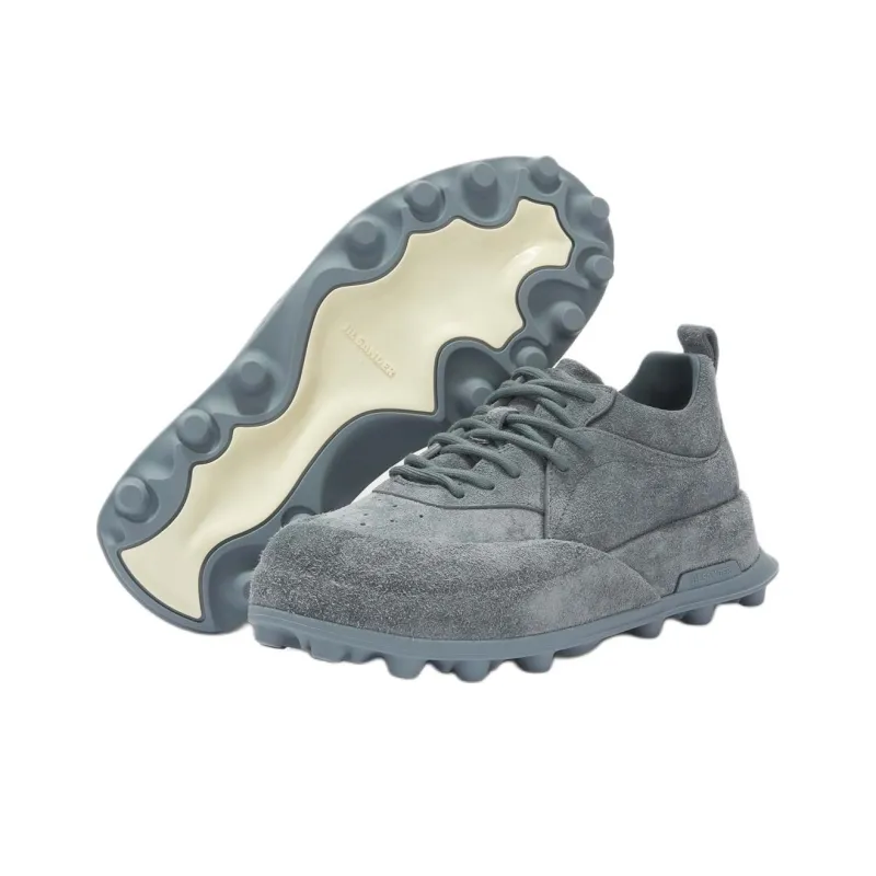 JIL SANDER Orb Suede Sneakers-4