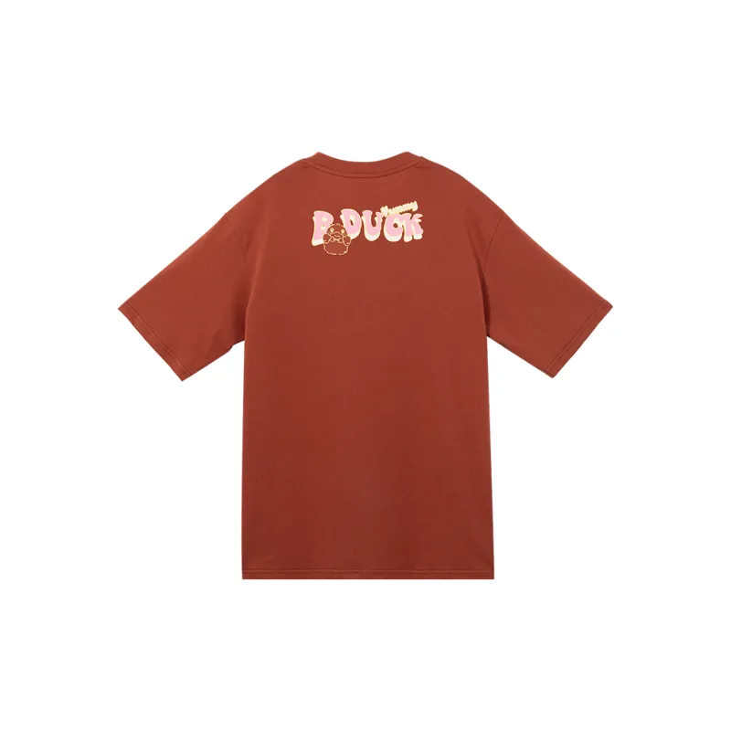 B.Duck T Shirt Women's Brick Red-1