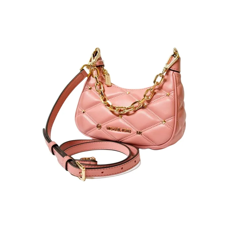 MICHAEL KORS Polyurethane With Polyester Portable Crossbody Bag, Shoulder Bag Women's Light Pink-1