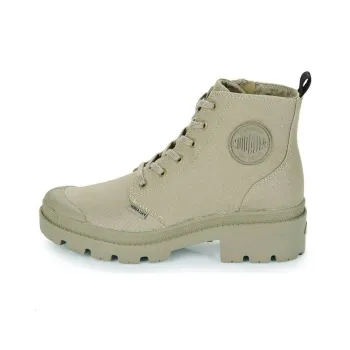 Palladium PALLABASE TWILL Ankle Boots Women's Green