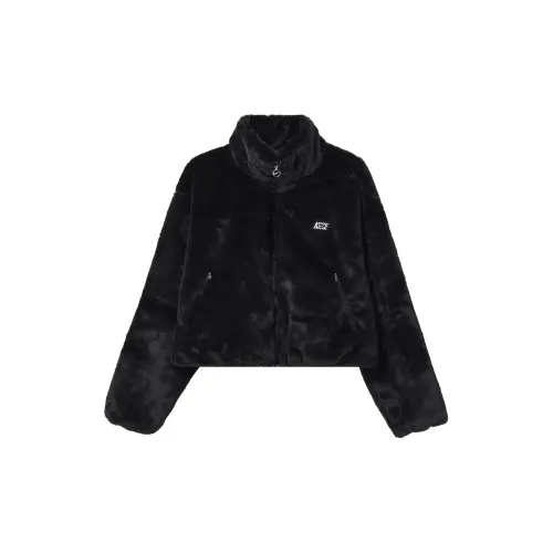 Nike Velvet Jackets Women's Black