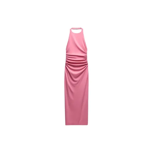 ZARA Sleeveless Dresses Women's Pink