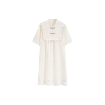 Gongdie Nightgown Women's White