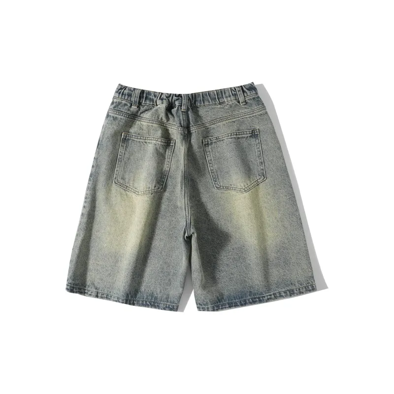 DIDTEK Denim Shorts Women's Yellow Mud-1