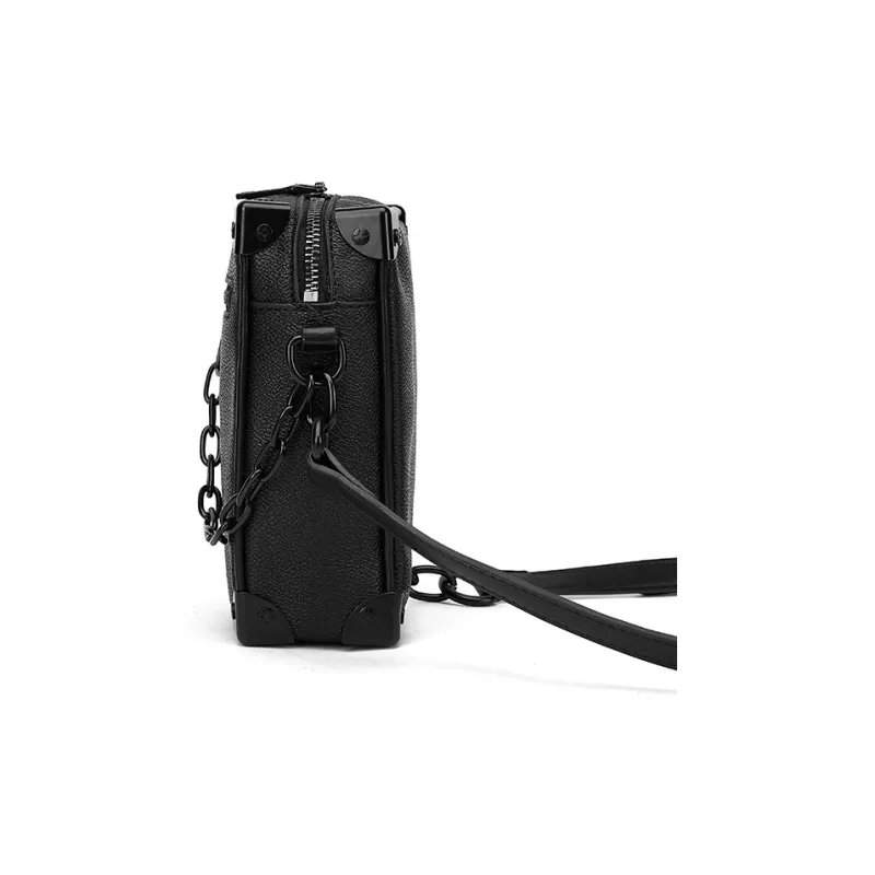 FAIRWHALE PVC Shoulder Bag Crossbody Bag Chain Bag Unisex-3