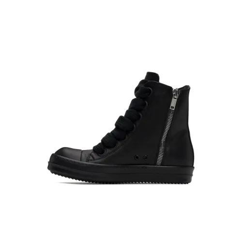 RICK OWENS Zip-up High-top Sneakers