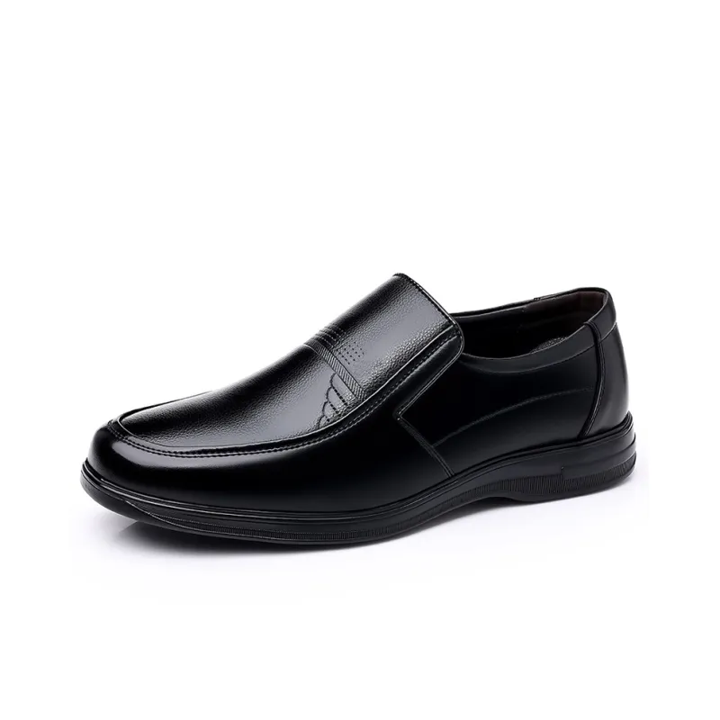 Poitulas Men's Casual Shoes Men Low Top Black-2