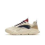 Light Beige White/New Ink Blue/Dust Red