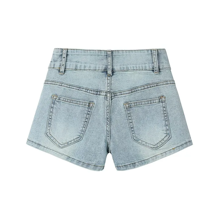 Wen Shan Denim Shorts Women's-4