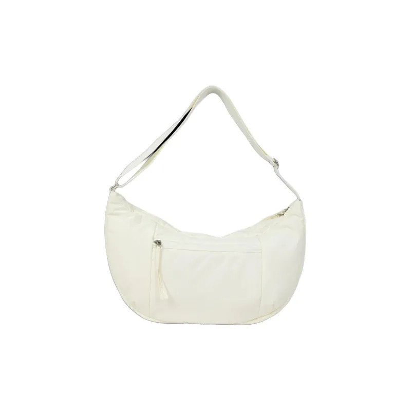 Doughnut Nylon Shoulder Bag Unisex Chalk-2