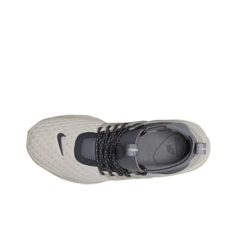Nike Air Presto Anti Slip Wear Resistant High Top Casual Shoes Unisex Gray White-3