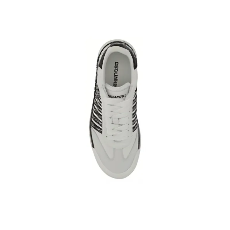 DSQUARED 2 Striped Round Toe Sneakers Women's-4