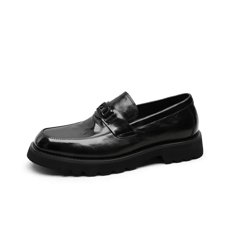 GOLDLION Loafers Men Black-1