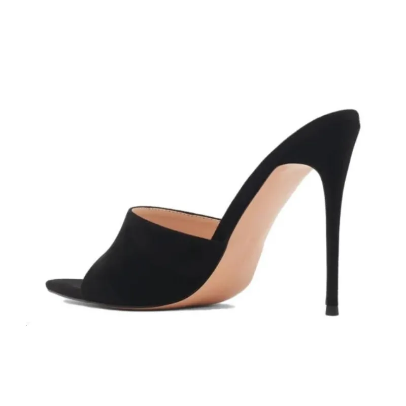 FRANCESCO RUSSO 105mm Peep-toe Satin Mules-2